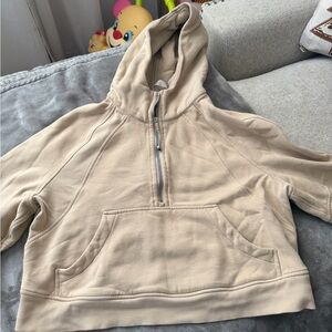 Lululemon Athletica Tan Zip-Up Hoodie